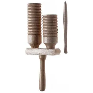STAGG CLOCHE AGOGO BOIS 2TONS+MAILLT pas cher
