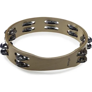 Tambourin bois 08" 2 rangées de cymbalettes Stagg pas cher