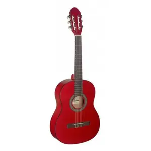 Stagg C430 M RED - Guitare class.3/4 tilleul/red pas cher