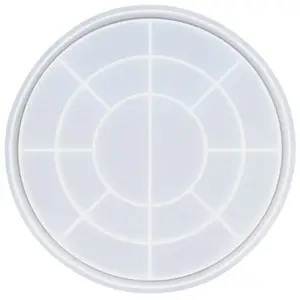 Siliconen mal - Jesmonite - ø 26,5cm x 2,4cm - Ronde schaal pas cher