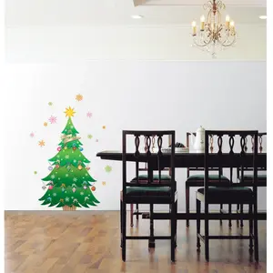 AMBIANCE-STICKER Sticker Arbre de Noël - Autocollants stickers adhésifs noël - décoration fêtes pas cher