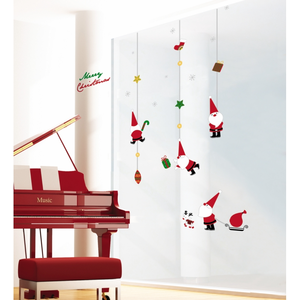 Ambiance-sticker - Sickers jouets Pères Noël - Autocollants stickers adhésifs noël - décoration fêtes pas cher