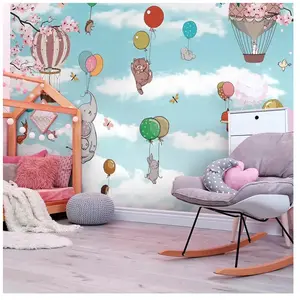 AMBIANCE-STICKER Papier peint panoramique préencollé animaux en plein vol h 280 x l 480 cm pas cher
