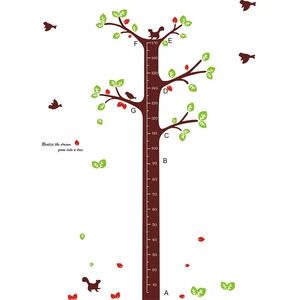 Stickers Muraux décoration adhésifs toise arbre des rêves pas cher