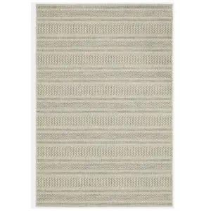 DECOWEB Tapis Indy Grège - 200 x 290 cm pas cher