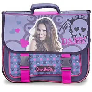 Schooltas Dessins Animés CHICA VAMPIRO CARTABLE 38CM Violet pas cher