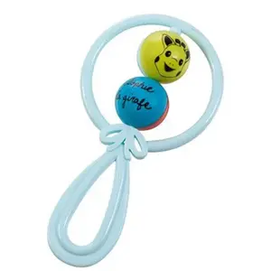 VULLI Hochet Sophie la Girafe avec 2 boules : Bleu pas cher