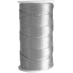 Ficelle Argentée 1mm en bobine de 30m (fil argent) pas cher