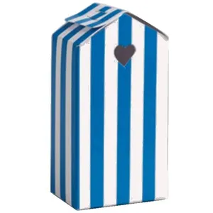 Ballotin Cabine de Plage rayée 75cm pas cher
