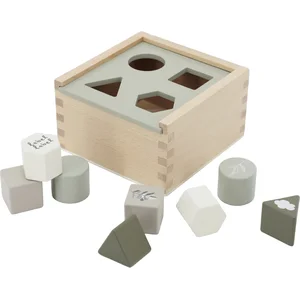 Label Label Vormenstoof Hout - Olijfgroen - Baby / Peuter - Vormendoos pas cher