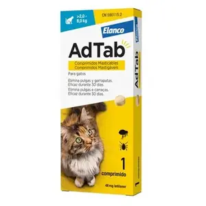 Comparateur de prix : AdTab Comprimés à mâcher pour chat (2 à 8 kg) - 1 boîte