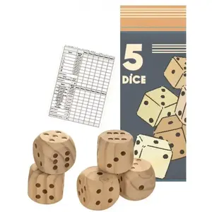 Comparateur de prix : Egmont Toys Jeu De Dés Géants En Bois