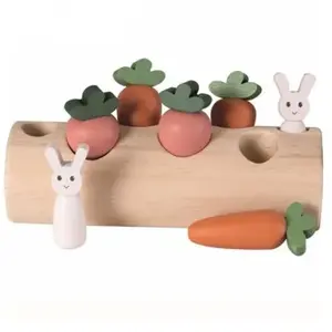 Egmont Toys Jeu à encastrer buche, lapins et légumes pas cher