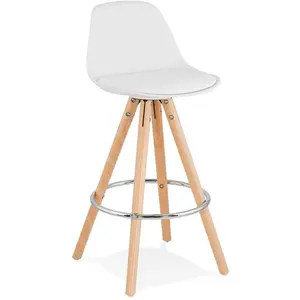 ALTER EGO Tabouret snack mi-hauteur 'TATAMI MINI' blancVendu parcdiscount