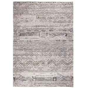 Kilim design - Tapis classique antiquaire - Médina Blanc - 170 x 240 CM pas cher