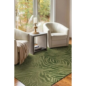 Tapis - Beneffito - ZEBRA - VERT - 200x280cm pas cher