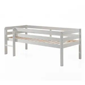 Vipack Lit Mi-Hauteur Pino Blanc pas cher