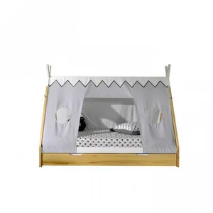Vipack - Lit tipi tiroir et toile de tente pas cher