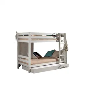 Vipack Lit Superpos Blanc Avec Lit Gigogne