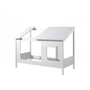 Lit cabane - Vipack - LIO - Bois - Bleu - Enfant