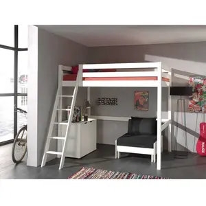 Vipack - slaper Claire met Charlotte - 140x200 - Wit pas cher