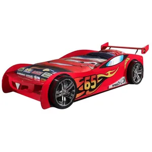 Vipack Vipack Funbeds Lit Voiture Le Mans Rouge + Matelas