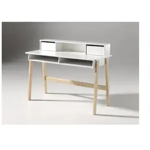 Vipack Kiddy Bureau Bois Massif Laqu Blanc pas cher