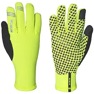 Wowow Morning Breeze Gloves - gants Mi-saison 5 à 15°C, Jaune, XL pas cher