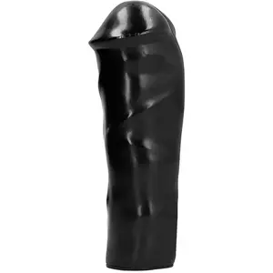 Comparateur de prix : All Black  Zwarte realistische dildo - 20 cm