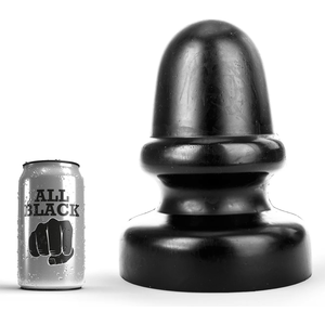 All Black Anaal Dildo 23 cm - zwart