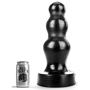 All Black Buttplug 38 cm - zwart