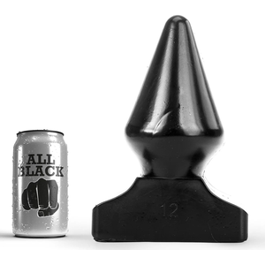 All Black Butt Plug - 9 / 23 cm pas cher