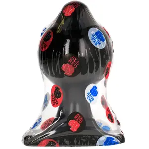 All Black Buttplug 18 x 10 cm - zwart