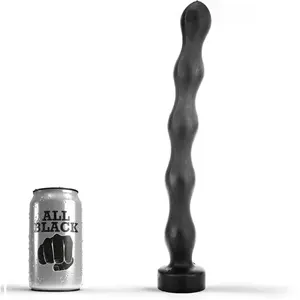 All Black Anaal kralen 32 x 3,4 cm - zwart pas cher