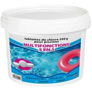 Chlore multifonctions - BSI - 5 en 1 - Action longue durée - Dissoluti... pas cher