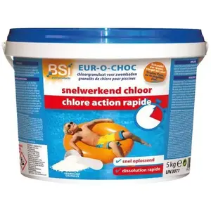 BSI - Chlore action rapide ou  chlore choc - Granulés - Dissolution rapide - Désinfection - Piscine - 5 kgVendu parcdiscount