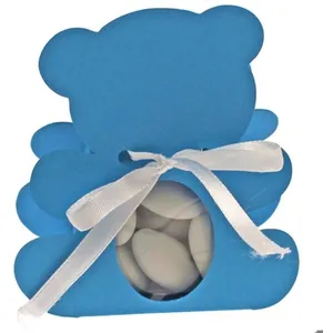 Ballotin OURSON avec plexi Turquoise pas cher