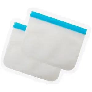 Dotz SET DE 2 SACS A ZIP RÉUTILISABLES BLEU 1.3L pas cher