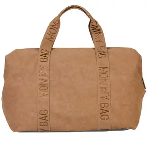 Childhome Sac à langer Mommy bag signature Prestige Noisette pas cher