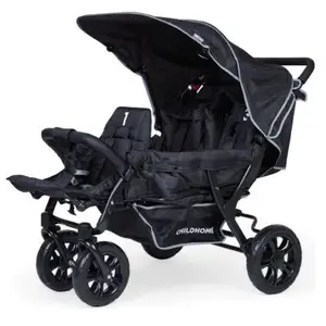 Childhome Poussette triplet noire pas cher