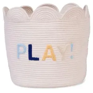 Childhome Flower Collection - Opbergmand - Bloem - 35x35x35 - Wit pas cher