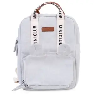 Childhome Sac à dos Mini Club en toile blanc TU