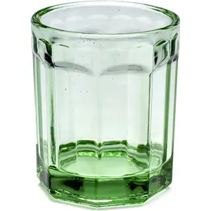 Serax - Paola Navone Fish & Fish - Glas M - Groen - 7 Ø - 4 stuks pas cher