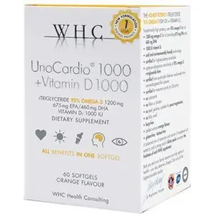 WHC UnoCardio 1000 + Vitamine D 1000 pas cher