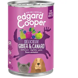 Edgard & Cooper Adult sans céréales 400 g pour chien - gibier, canard pas cher