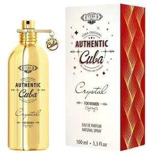 Cuba Authentic Crystal Eau De Parfum (edp) 100ml pas cher