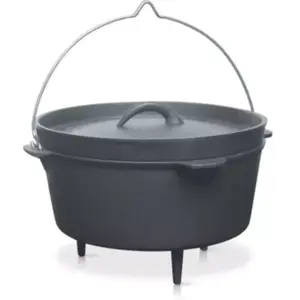 Barbecook - Junko sudderpot - Dutch Oven - Barbecuepan - Gietijzer - 3L pas cher