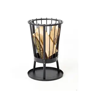 Comparateur de prix : Brasero BARBECOOK Ronda - Acier laqué - Ø 40 cm - Fonctionne avec des buches