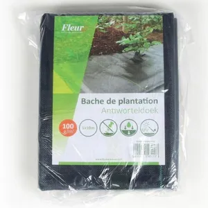 Bâche de plantation noire 1x10m 100g/m² pas cher