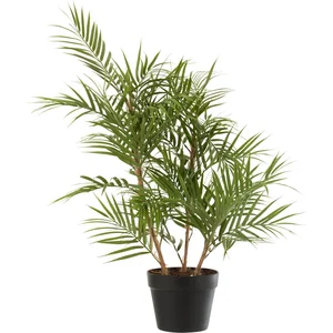 J-LINE Plante Artificielle "palmier En Pot" 84cm Vert pas cher